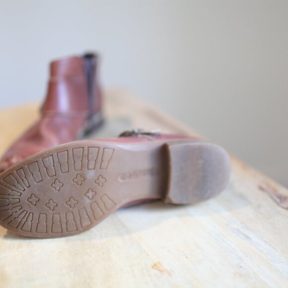 TIMBERLAND earthkeepers savin hill double buckle brown leather ankle boots 7 - Picture 9 of 9